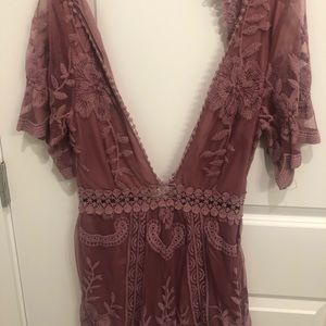 american threads maroon romper